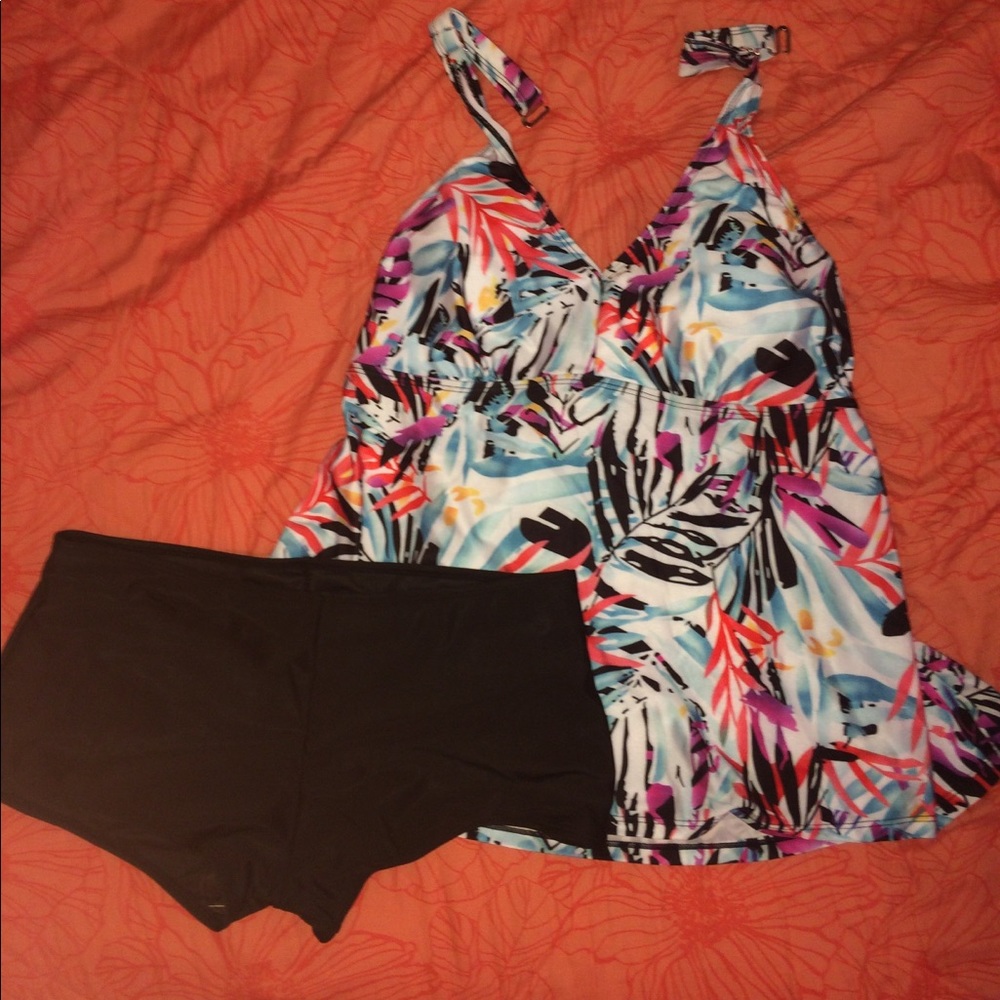Two piece bathing suit